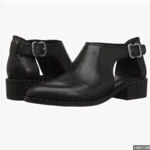 LUCKY BRAND Black Leather Giovanna Oxfords
